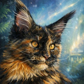 Кошка мейн-кун Elisa StarPaws, окрас f