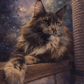 Кошка мейн-кун Treasure StarPaws, окрас gs