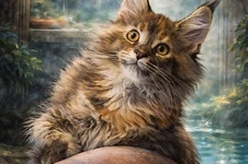 Котенок мейн-кун Bella StarPaws, окрас f 25, помет B, 23.12.2017
