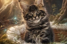 Котенок мейн-кун Churchill StarPaws, окрас n 22, помет C, 26.07.2018