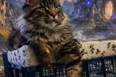 Котенок мейн-кун Floyd StarPaws, окрас n 22, помет F, 24.04.2019